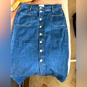 Frame Jean Skirt